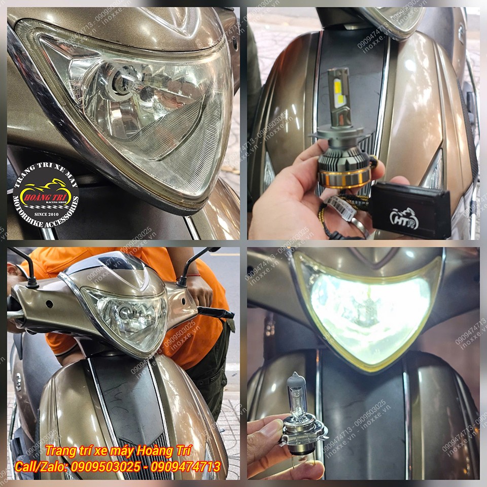 Bóng đèn pha led R14-H4 85w