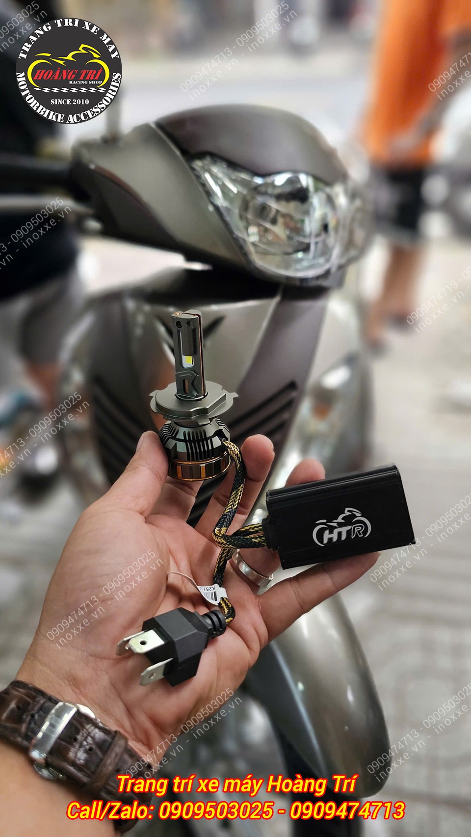 Bóng đèn pha led R14-H4 85w