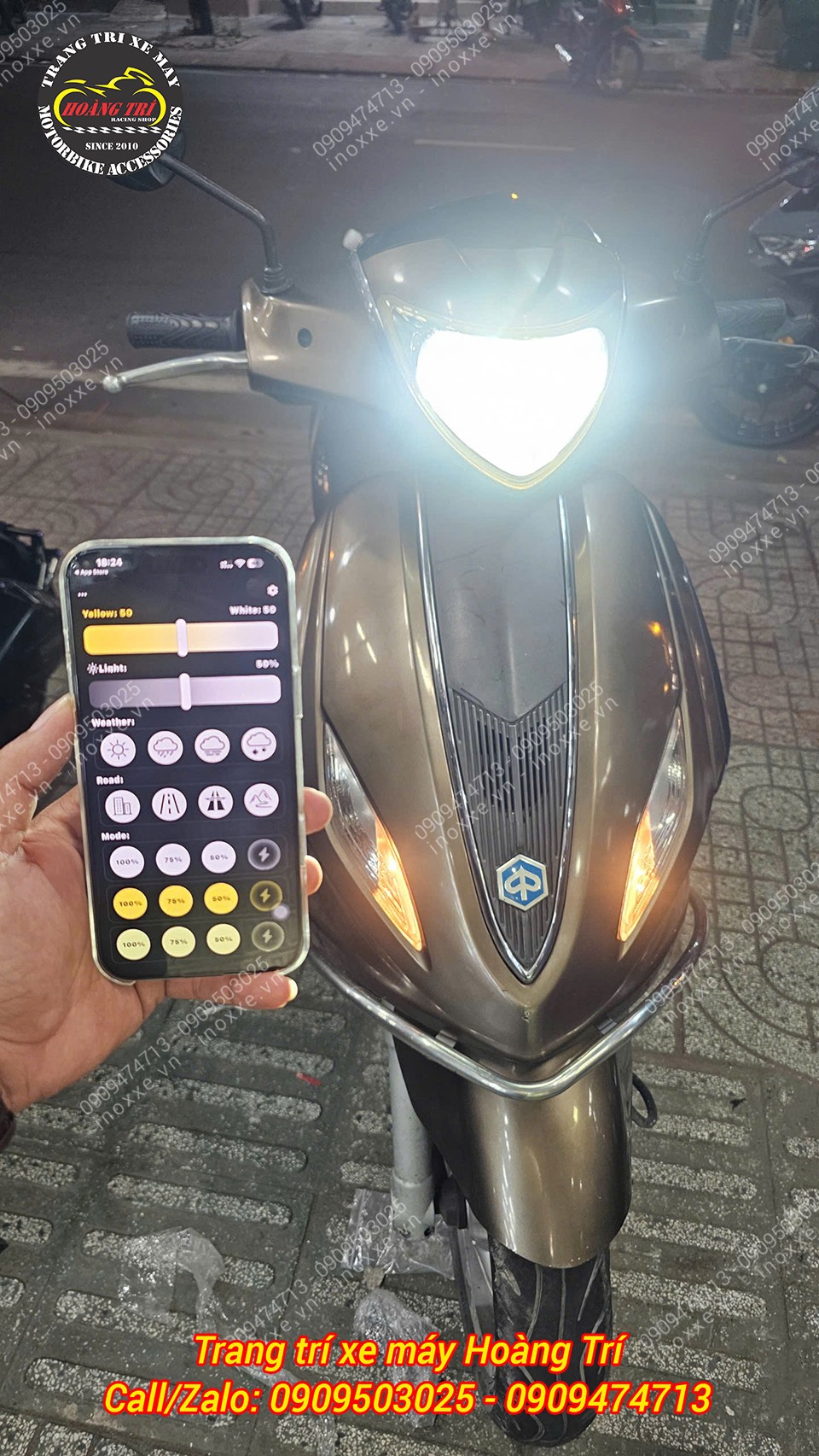 Bóng đèn pha led R14-H4 85w