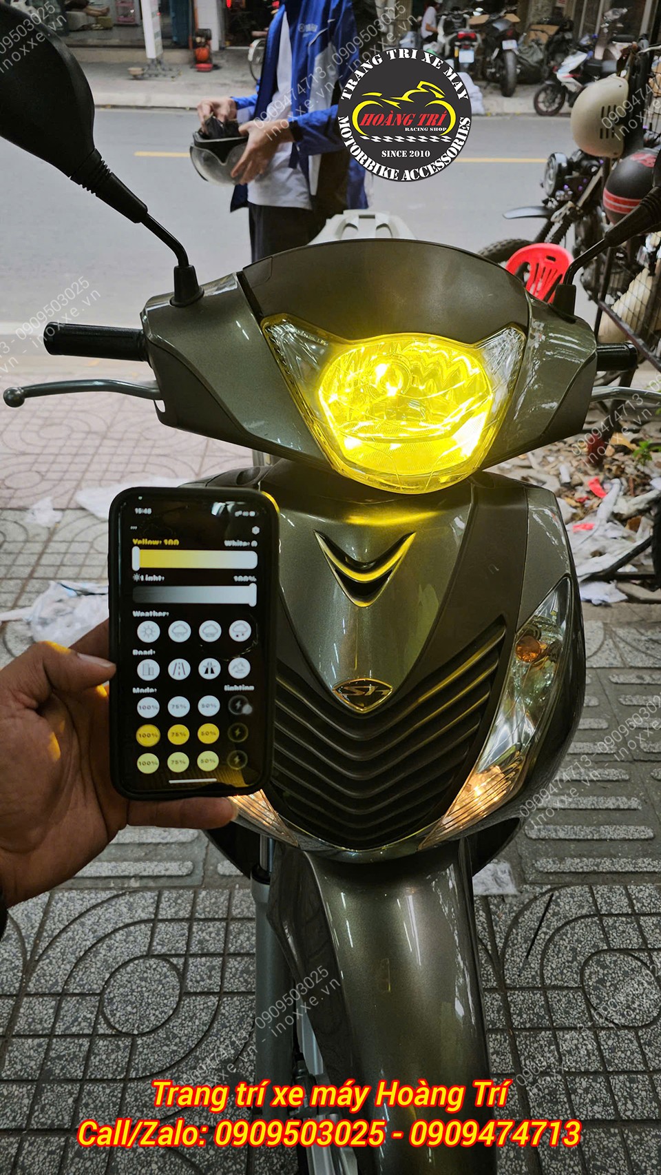 Bóng đèn pha led R14-H4 85w