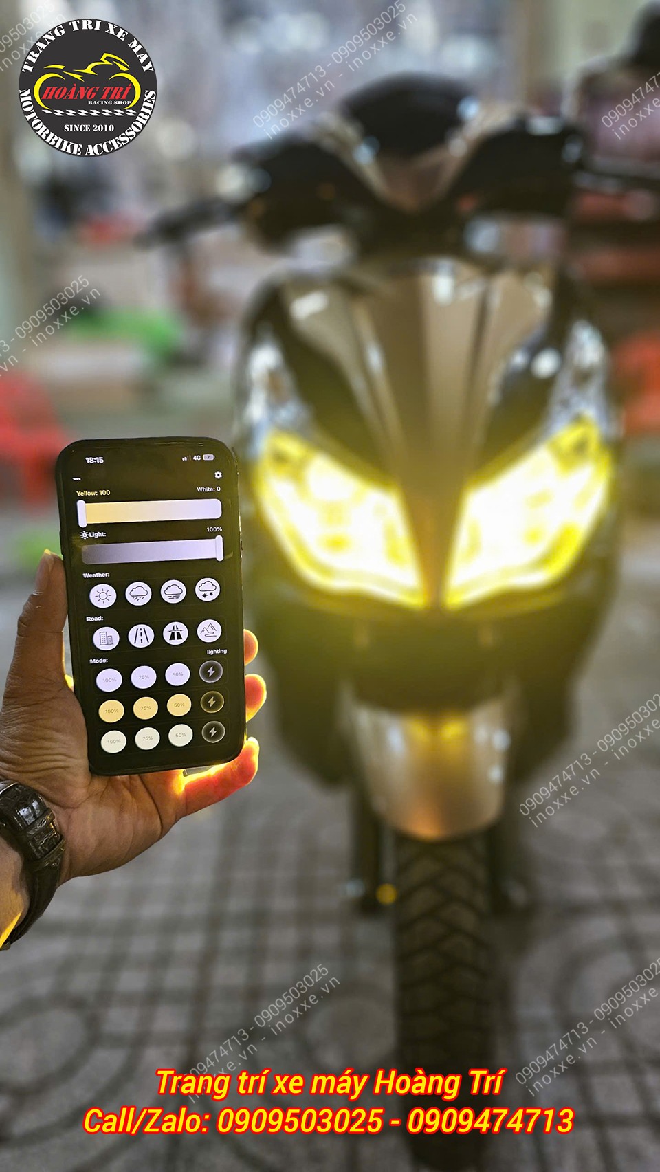 Bóng đèn pha led R14-H4 85w