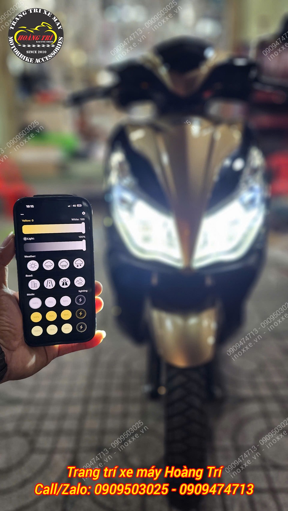 Bóng đèn pha led R14-H4 85w