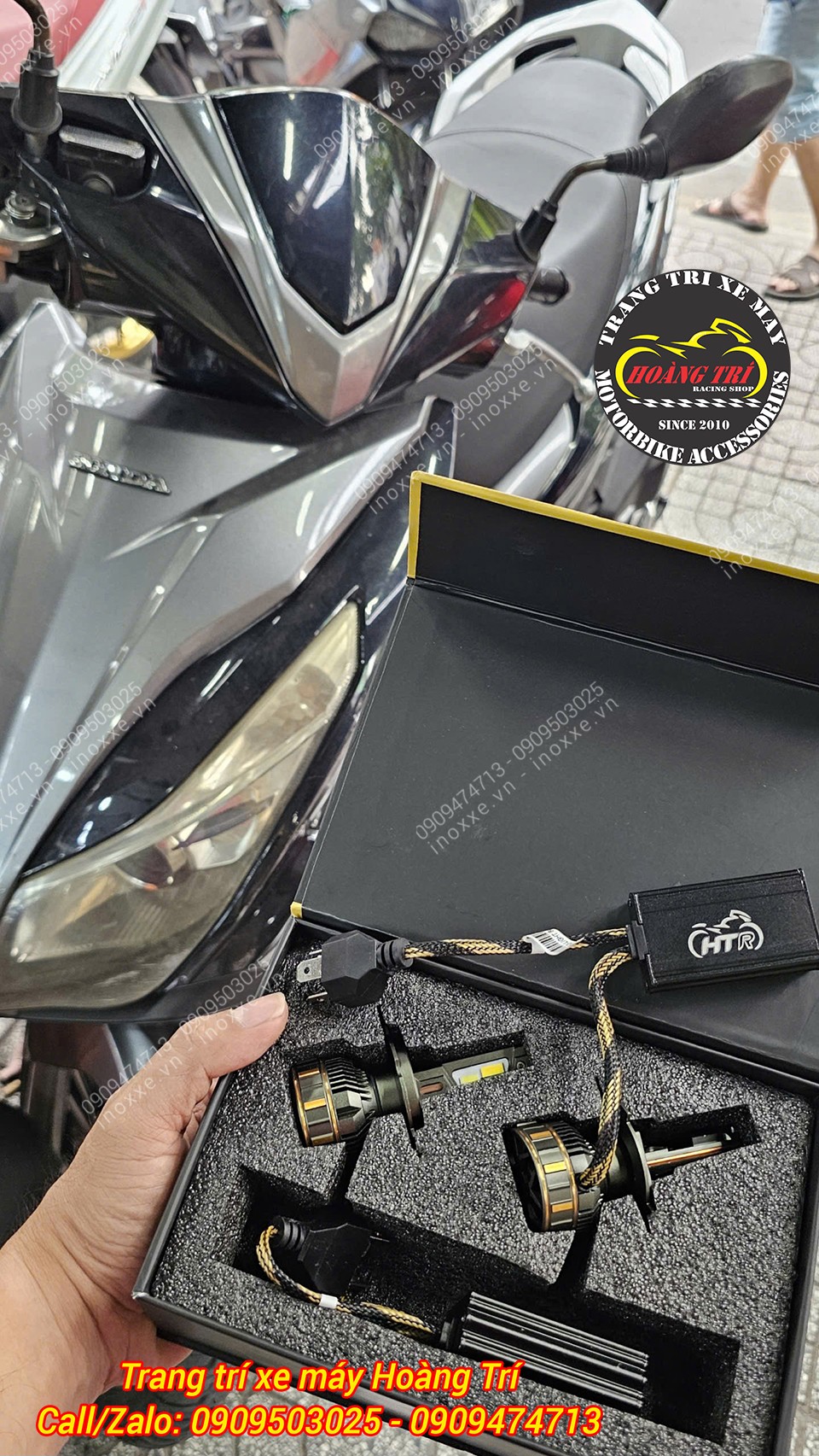 Bóng đèn pha led R14-H4 85w