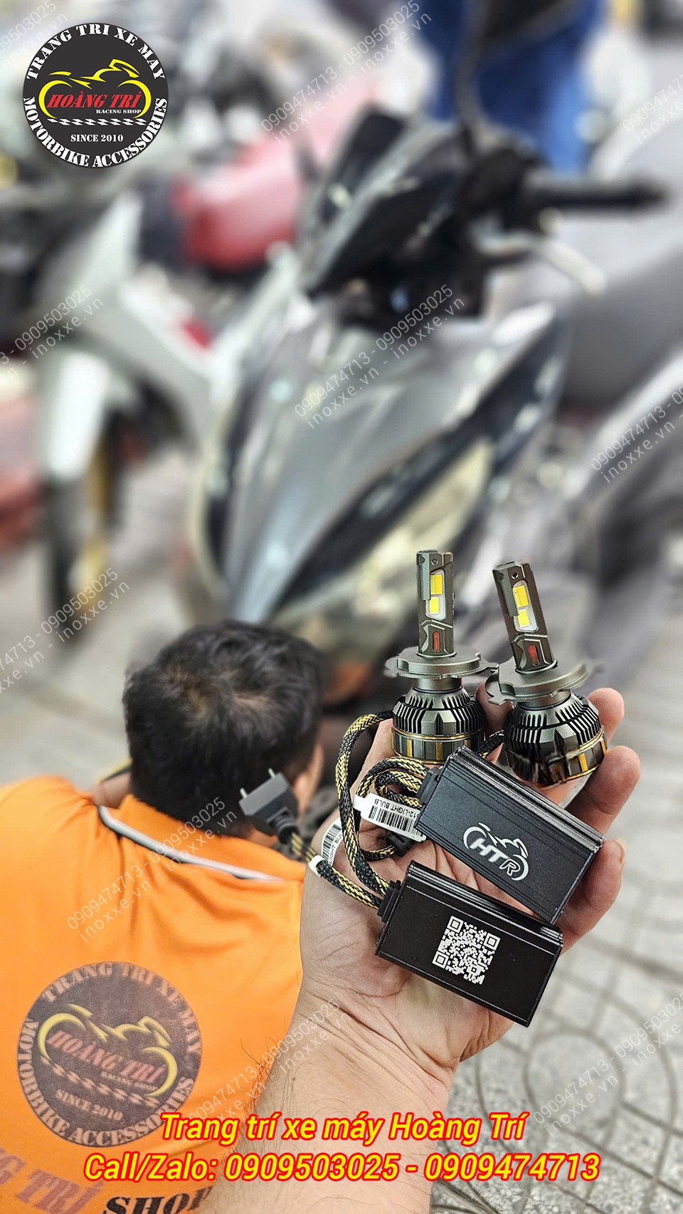 Bóng đèn pha led R14-H4 85w