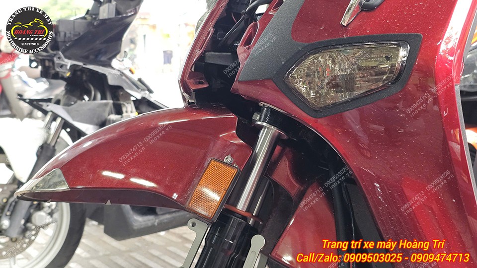 Phuộc trước Kingham nhôm CNC độ cho xe Giorno 125