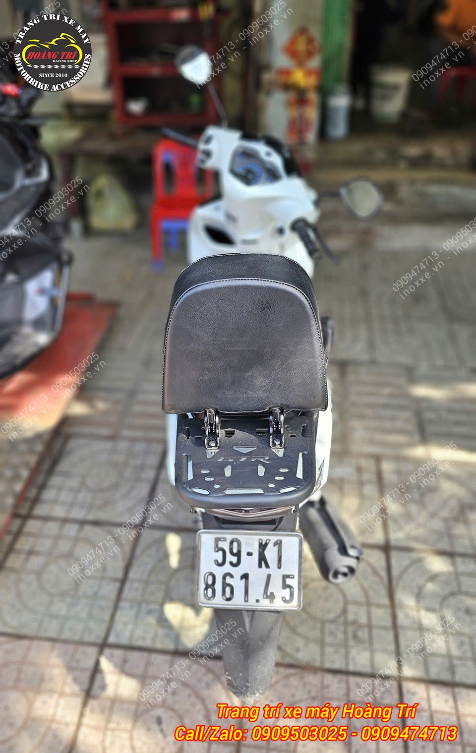 Đế tựa lưng bật/gấp mẫu V2