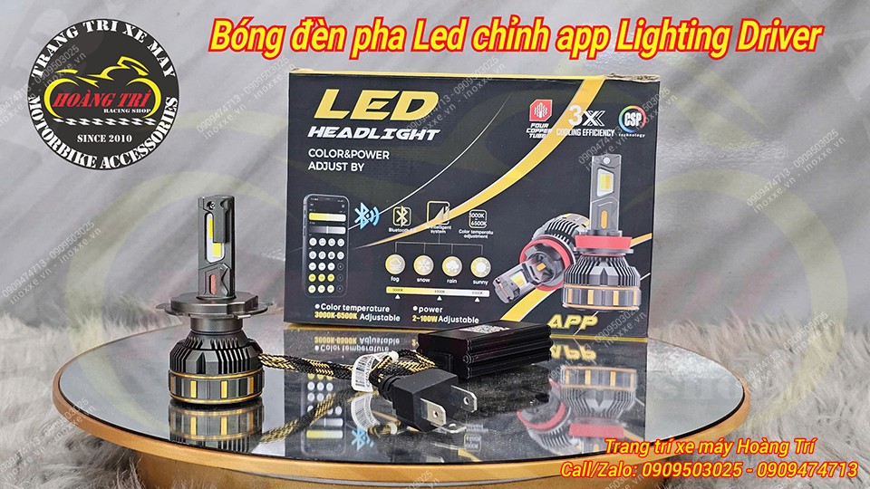 Bóng đèn pha led R14-H4 85w