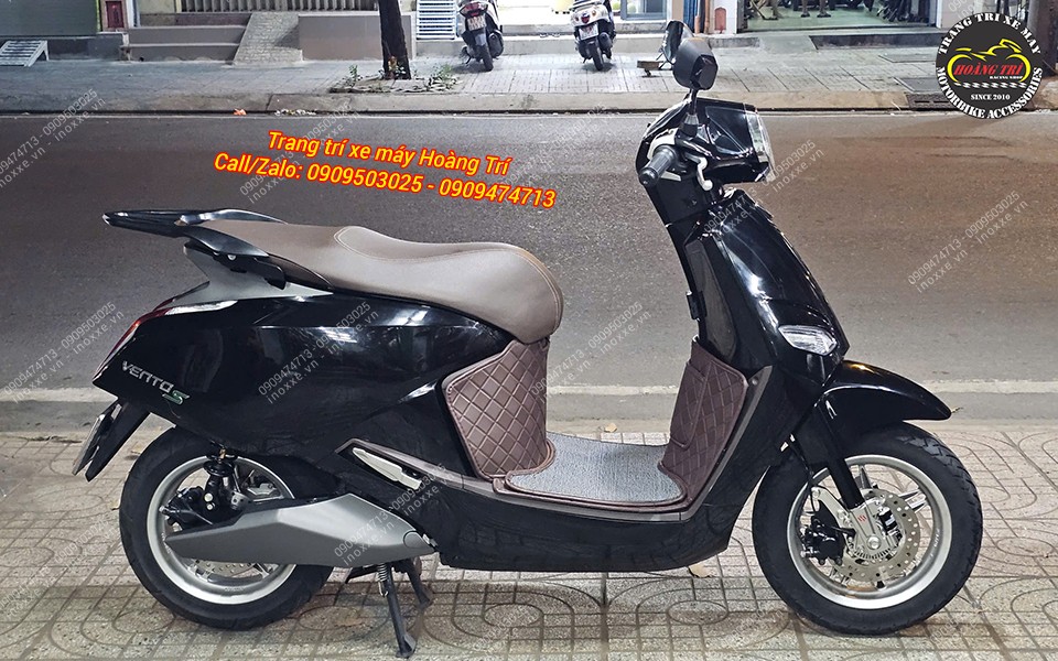 Phuộc trước Kingham độ cho xe máy điện Vento