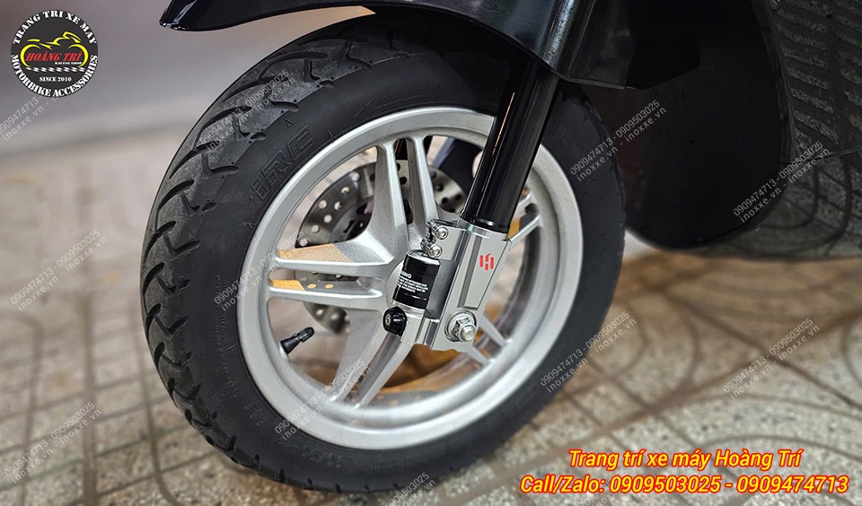 Phuộc trước Kingham độ cho xe máy điện Vento