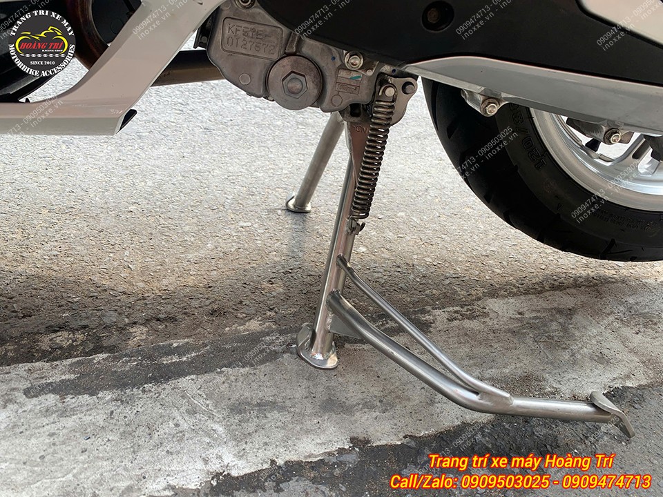 Chân chống inox cho xe SH Việt Nam