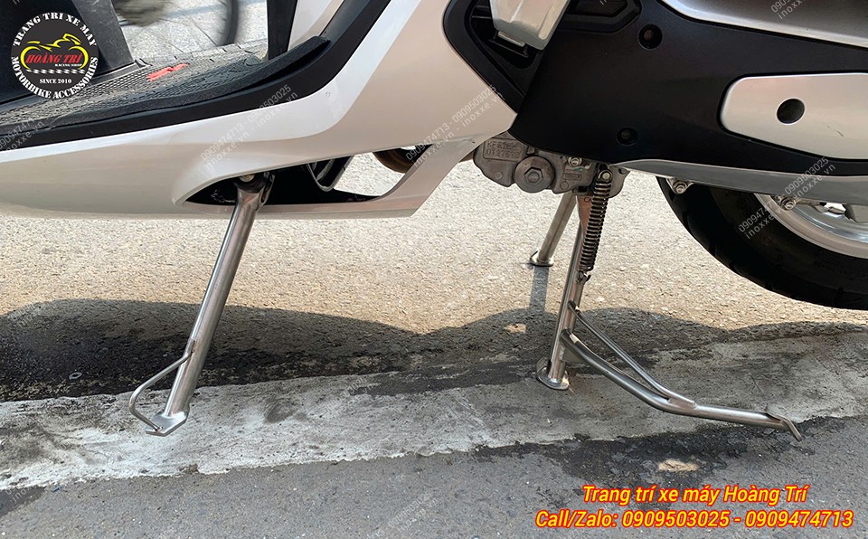 Chân chống inox cho xe SH Việt Nam