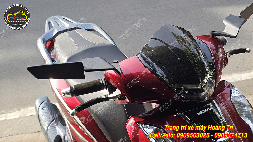 Kính chiếu hậu H2R kiểu cánh gió