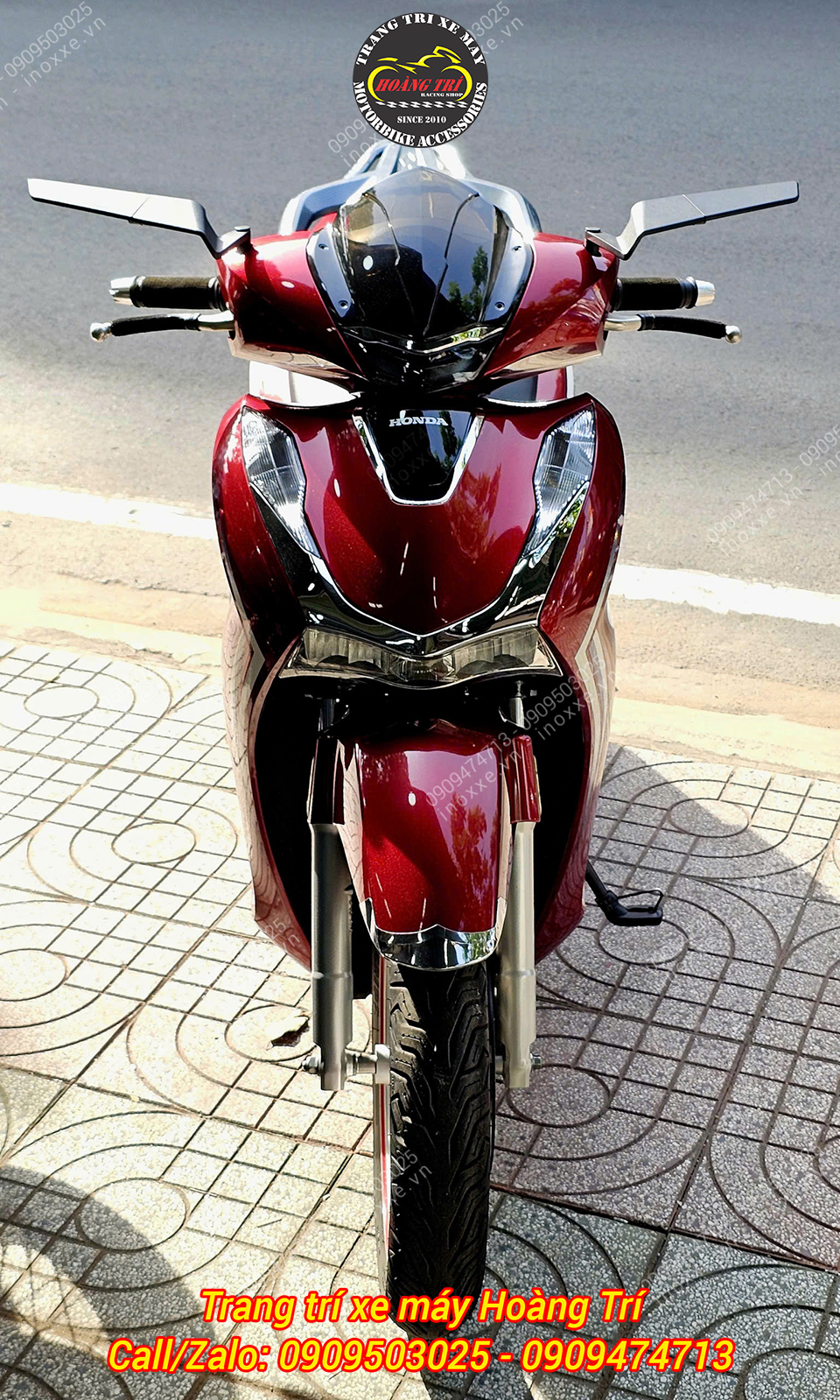 Kính chiếu hậu H2R kiểu cánh gió