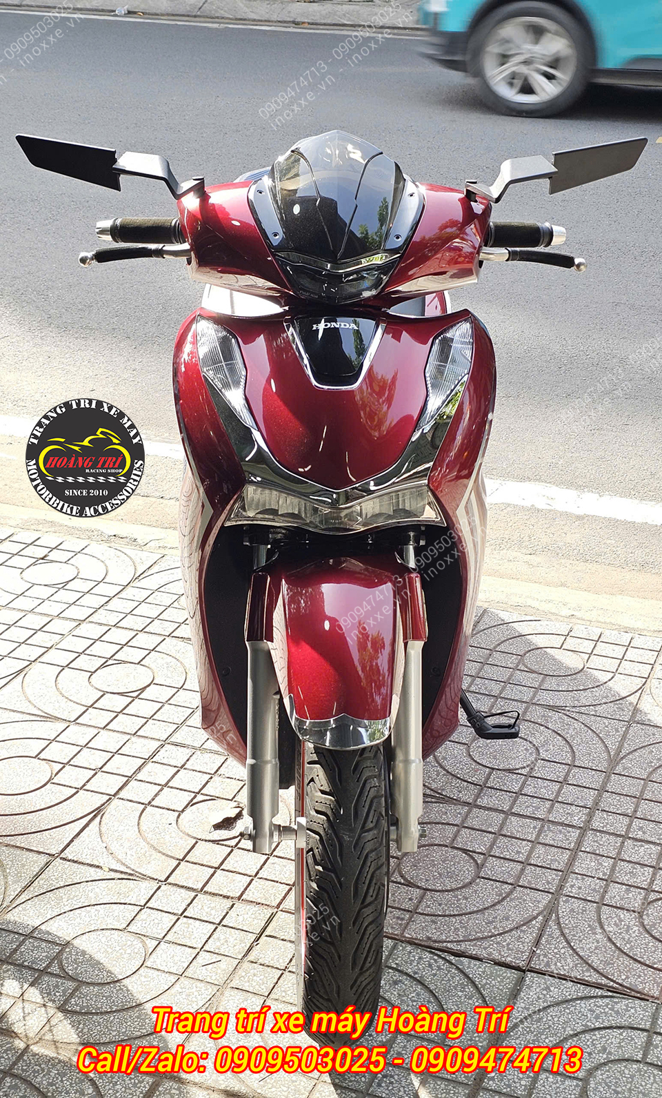 Kính chiếu hậu H2R kiểu cánh gió