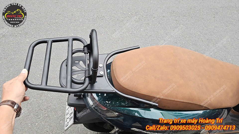 Trọn bộ baga sau tựa lưng bật gấp cho xe Stylo 160