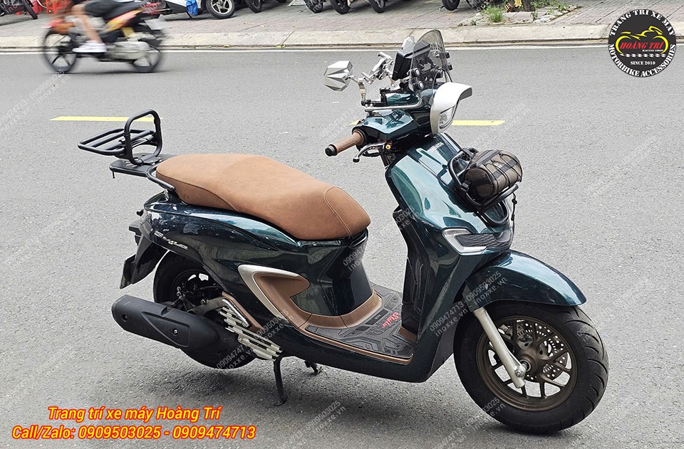 Trọn bộ baga sau tựa lưng bật gấp cho xe Stylo 160