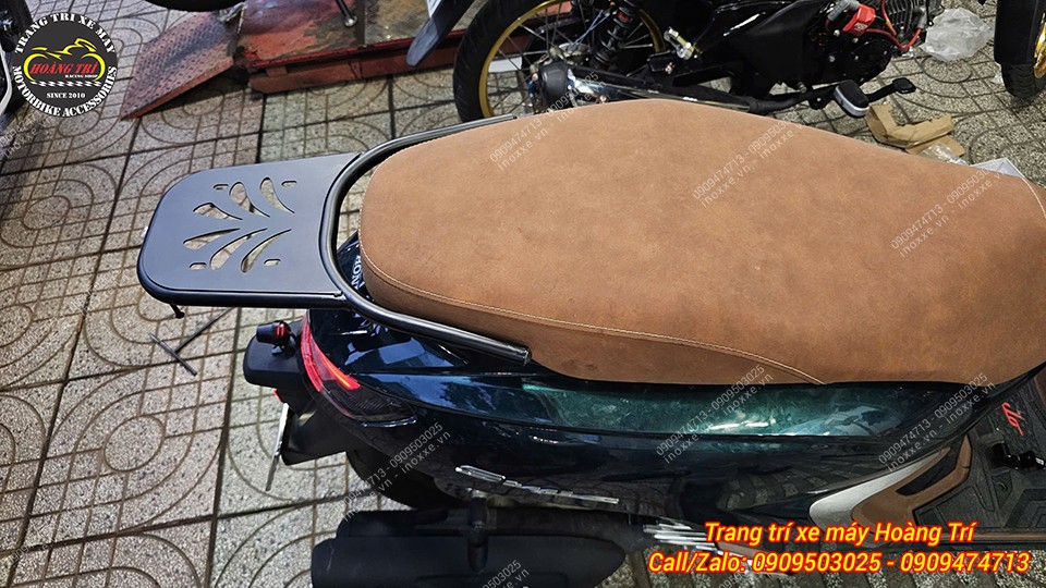 Trọn bộ baga sau tựa lưng bật gấp cho xe Stylo 160