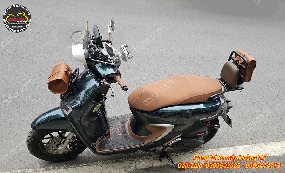 Trọn bộ baga sau tựa lưng bật gấp cho xe Stylo 160