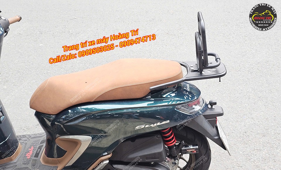Trọn bộ baga sau tựa lưng bật gấp cho xe Stylo 160