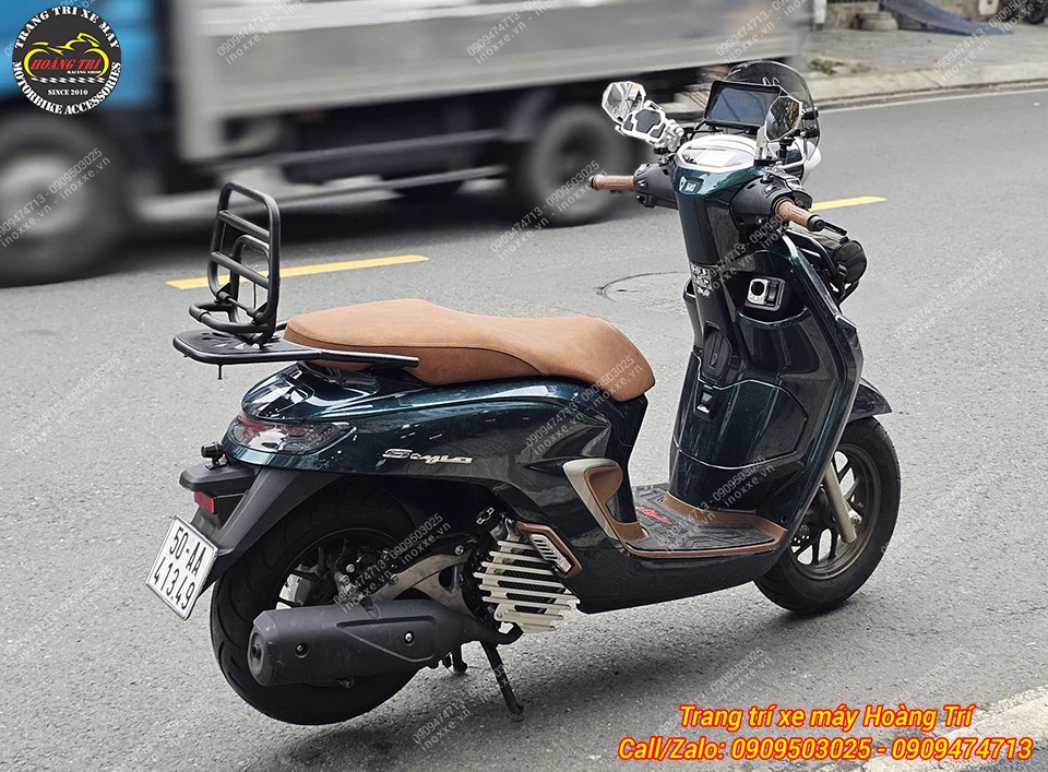 Trọn bộ baga sau tựa lưng bật gấp cho xe Stylo 160