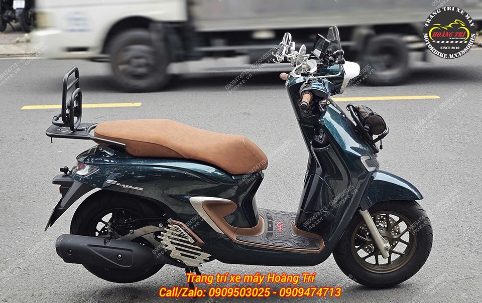 Trọn bộ baga sau tựa lưng bật gấp cho xe Stylo 160