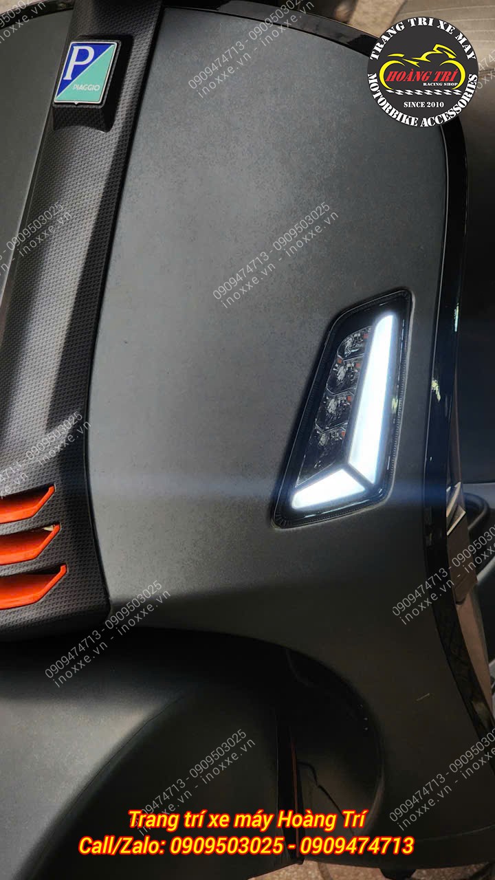 Trọn bộ đèn Led xi nhan, đèn hậu cho xe Vespa GTS 2023-2025 (Smartkey)