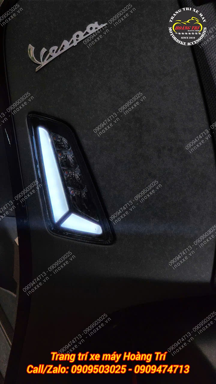 Trọn bộ đèn Led xi nhan, đèn hậu cho xe Vespa GTS 2023-2025 (Smartkey)