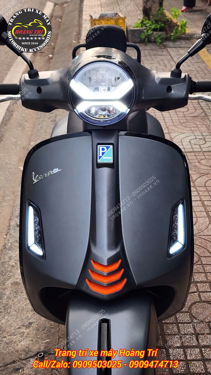 Trọn bộ đèn Led xi nhan, đèn hậu cho xe Vespa GTS 2023-2025 (Smartkey)