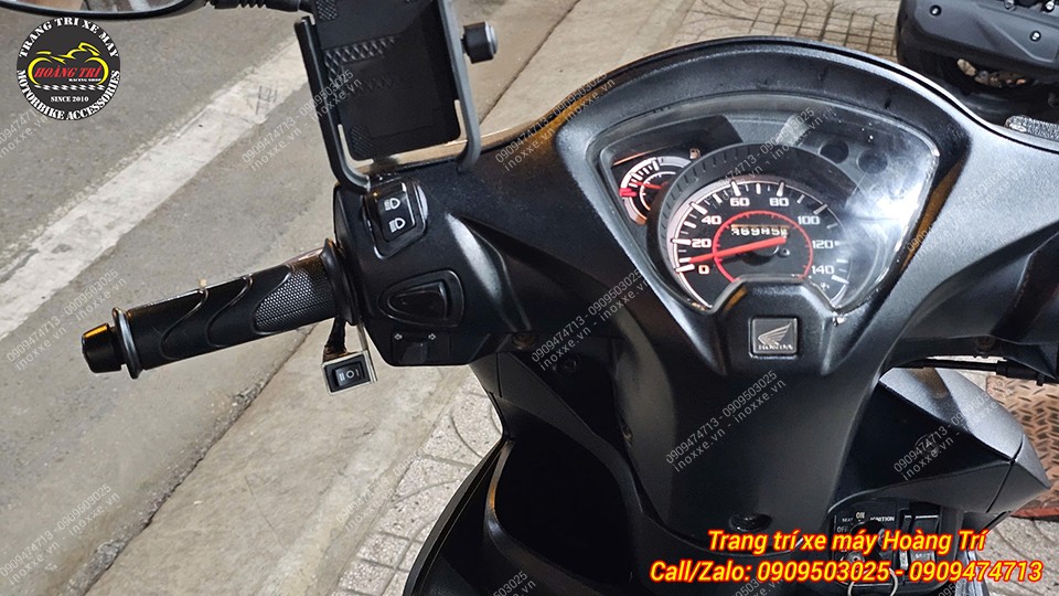 Lắp đèn trợ sáng cho xe Vision