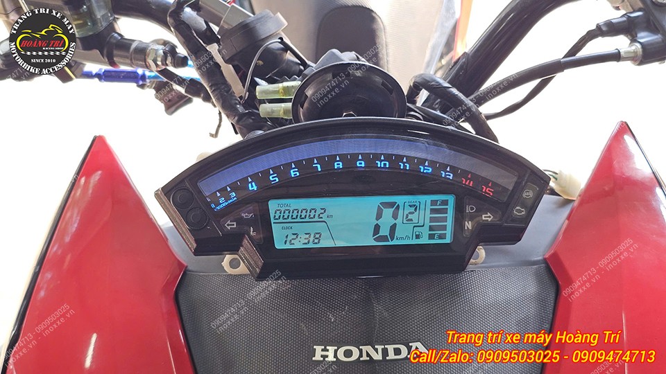 Độ đồng hồ ZX10R cho xe Winner