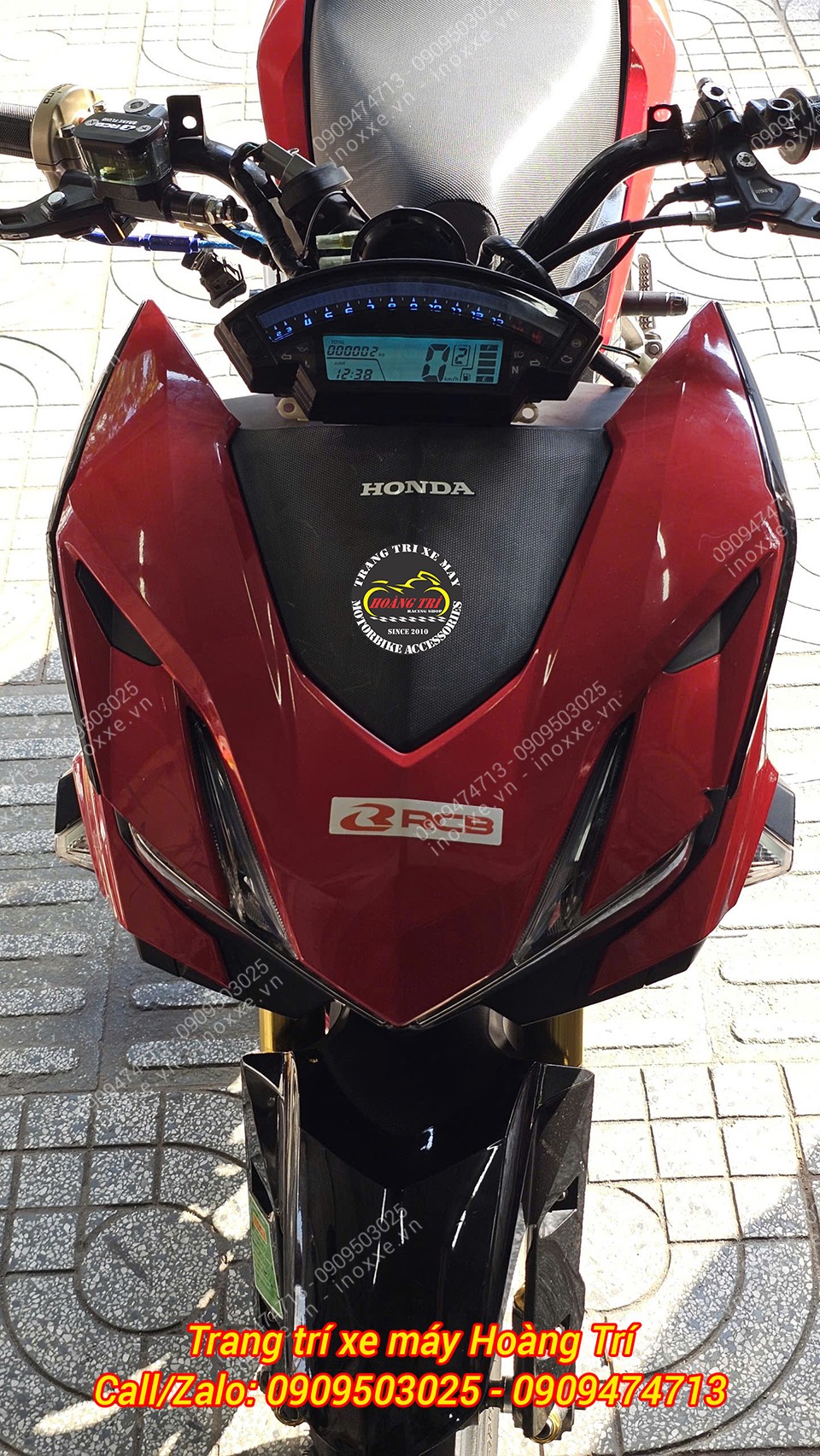 Độ đồng hồ ZX10R cho xe Winner