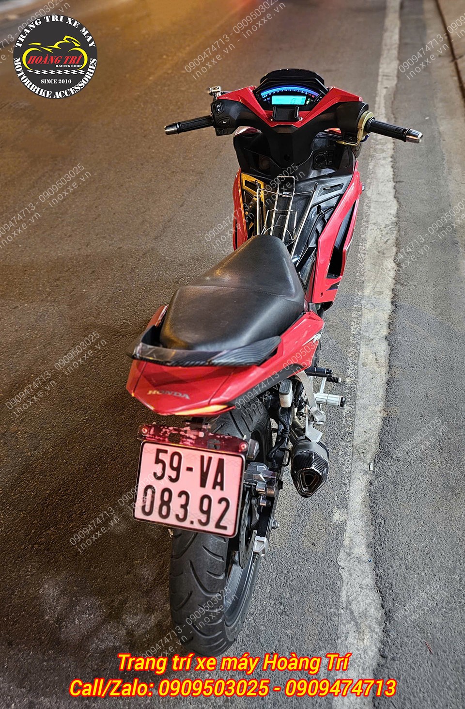 Độ đồng hồ ZX10R cho xe Winner