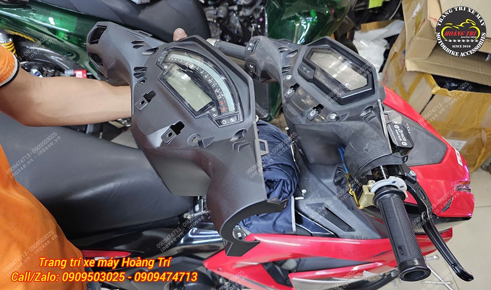 Độ đồng hồ ZX10R cho xe Winner