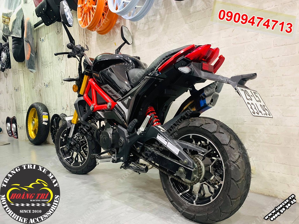 Ducati Monster Mini phiên bản độ phong cách học sinh tại Hoàng Trí