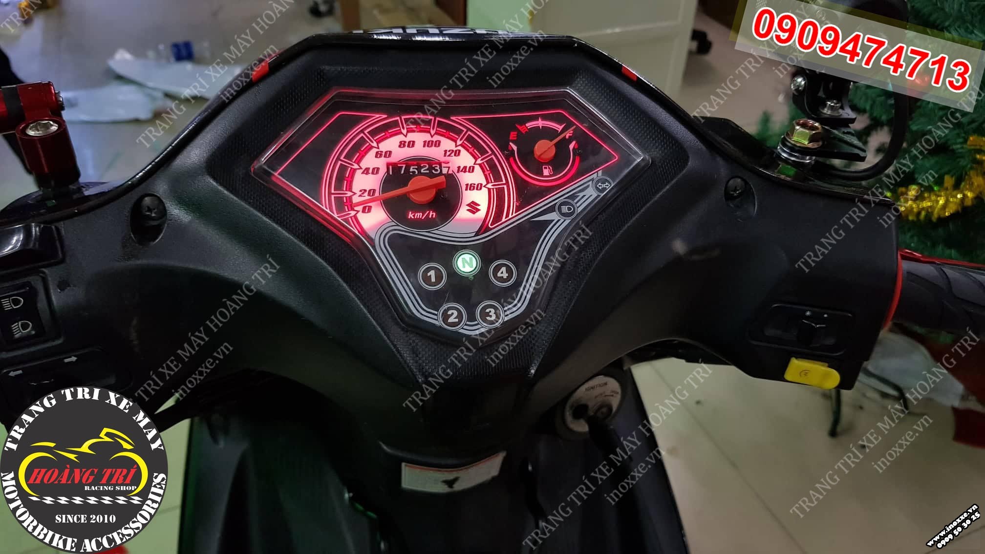 Độ LED đồng hồ Suzuki Axelo