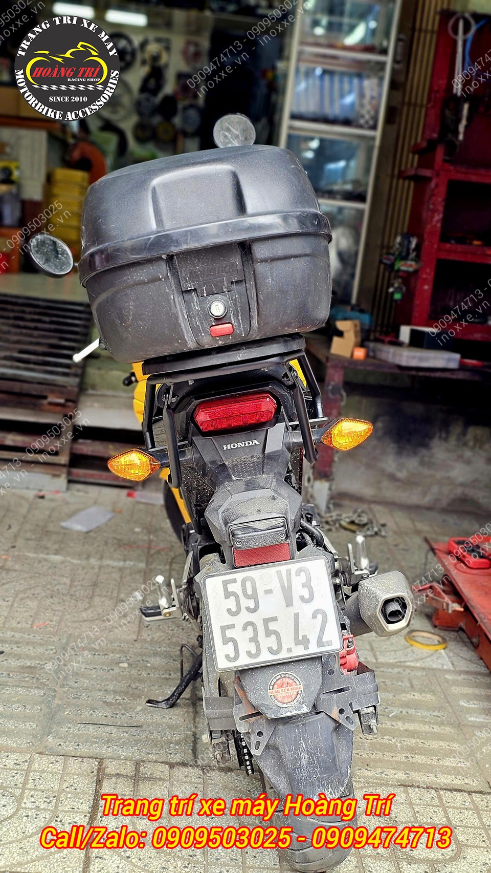 Baga sau Honda MSX chính hãng Givi