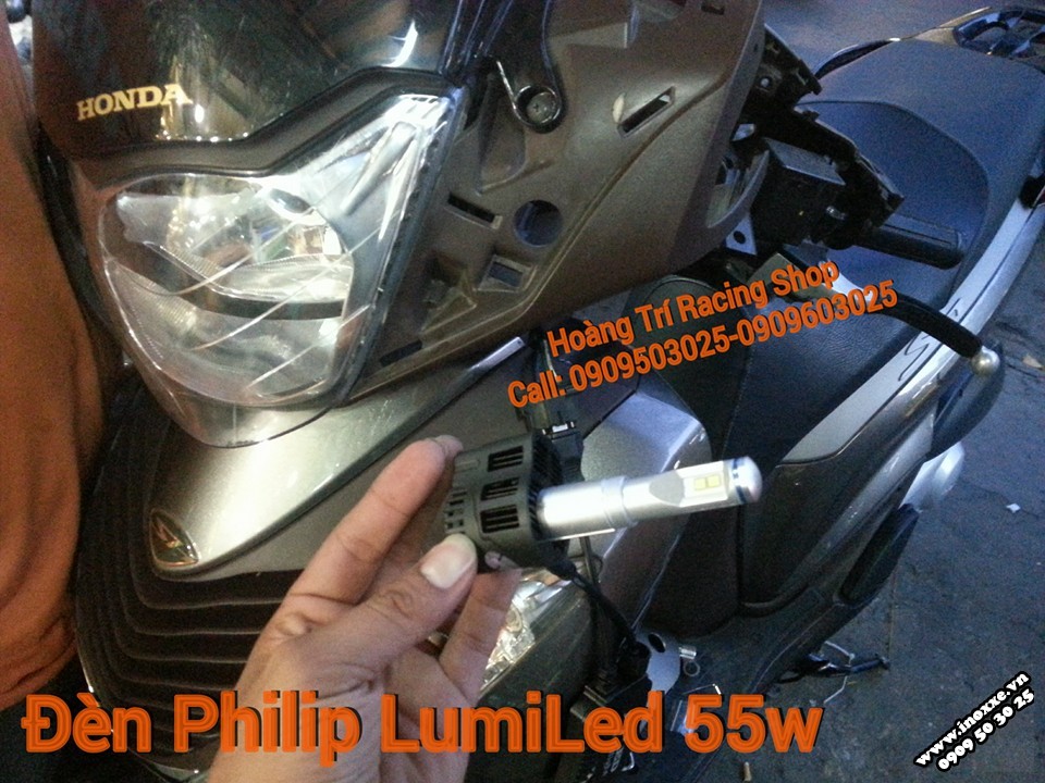 SH Ý lắp đèn Philips Lumileds 55w