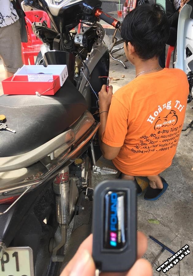 Khóa chống trộm Iky Found cho xe máy
