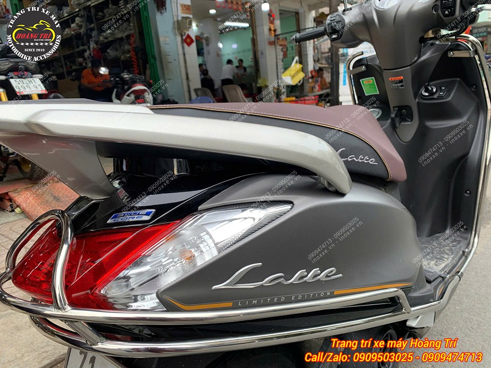 Khung inox bảo vệ xe Yamaha Latte