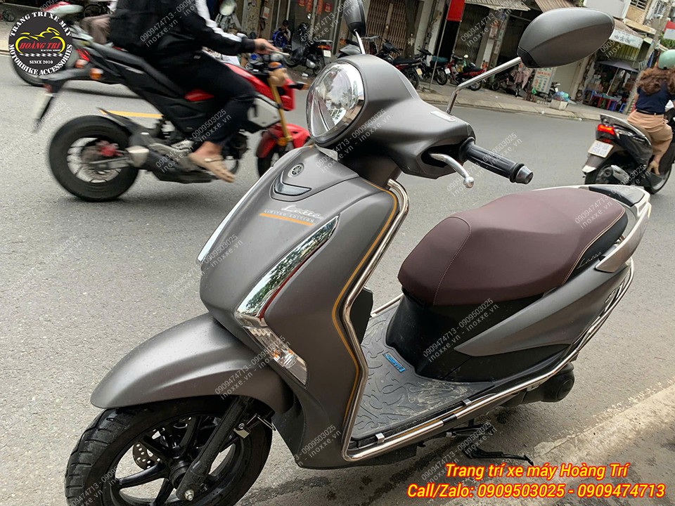 Khung inox bảo vệ xe Yamaha Latte