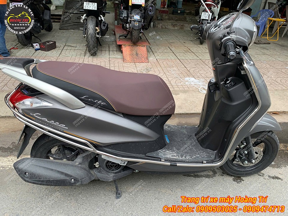Khung inox bảo vệ xe Yamaha Latte