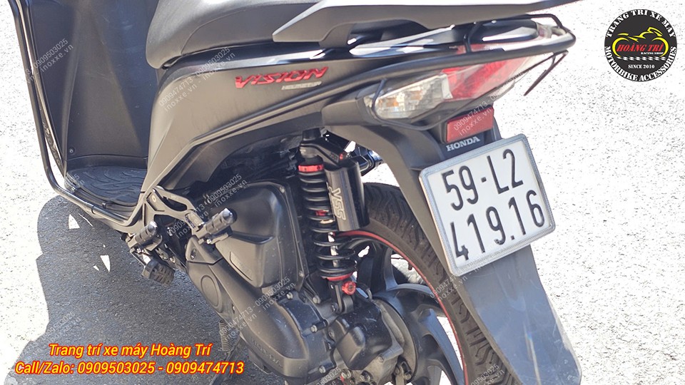 Phuộc bình dầu YSS G-Sport gắn xe Lead , Vision , Grande