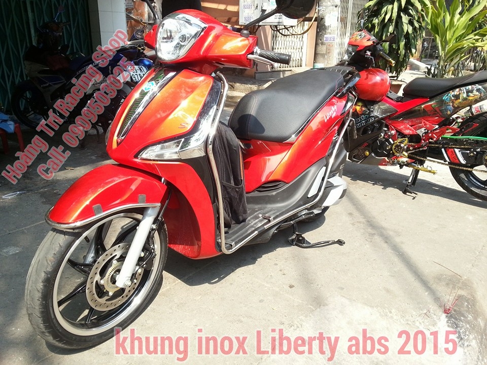 Khung inox bảo vệ xe Liberty Abs 2015