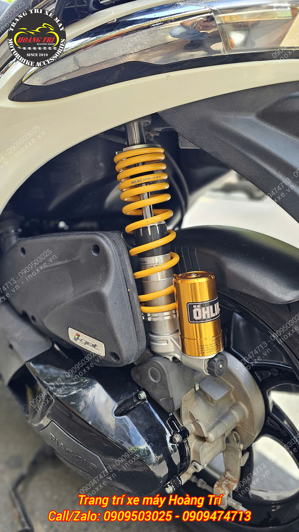 Phuộc Ohlins F1 độ cho xe Liberty