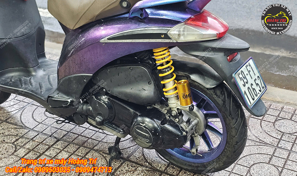 Phuộc Ohlins F1 độ cho xe Liberty