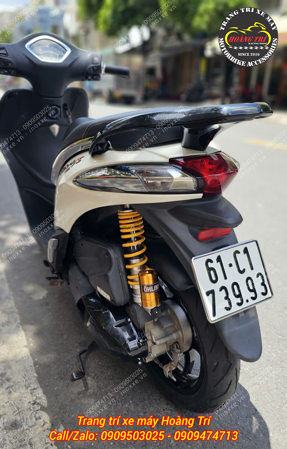 Phuộc Ohlins F1 độ cho xe Liberty