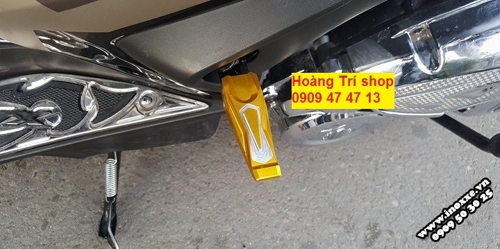 Đồ chơi xe máy - Gác chân sau CNC
