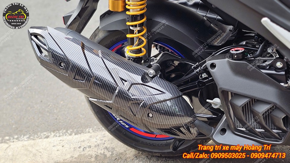 Ốp Pô NVX 2021 sơn Carbon