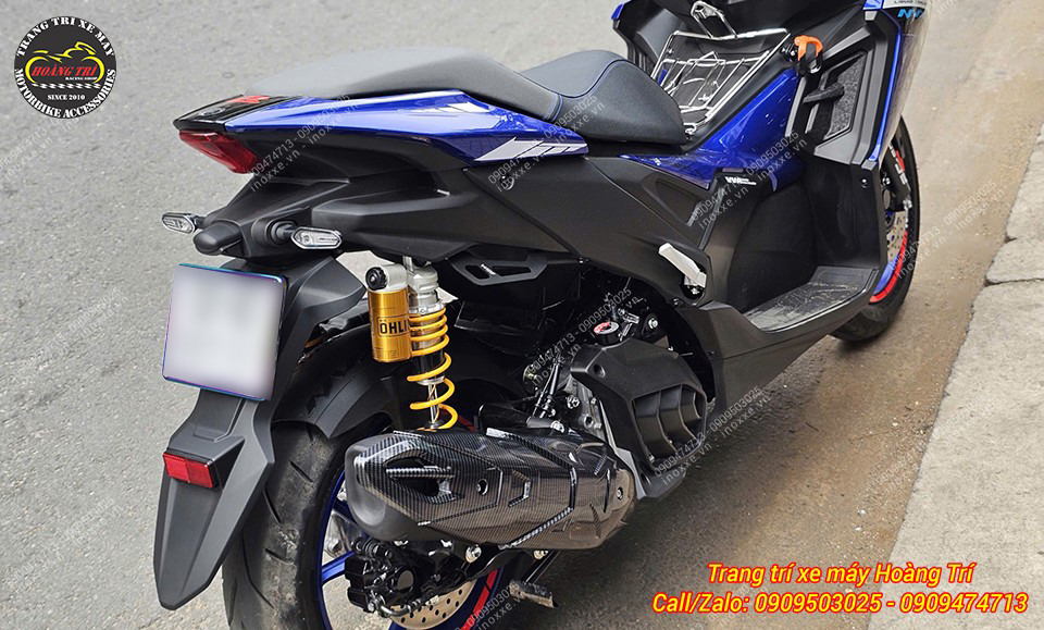 Ốp Pô NVX 2021 sơn Carbon