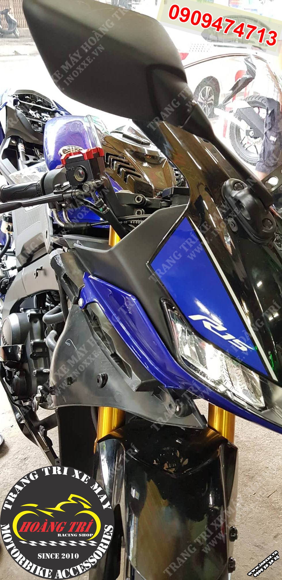 Nắp dầu Speedy lắp đặt cho Yamaha R15
